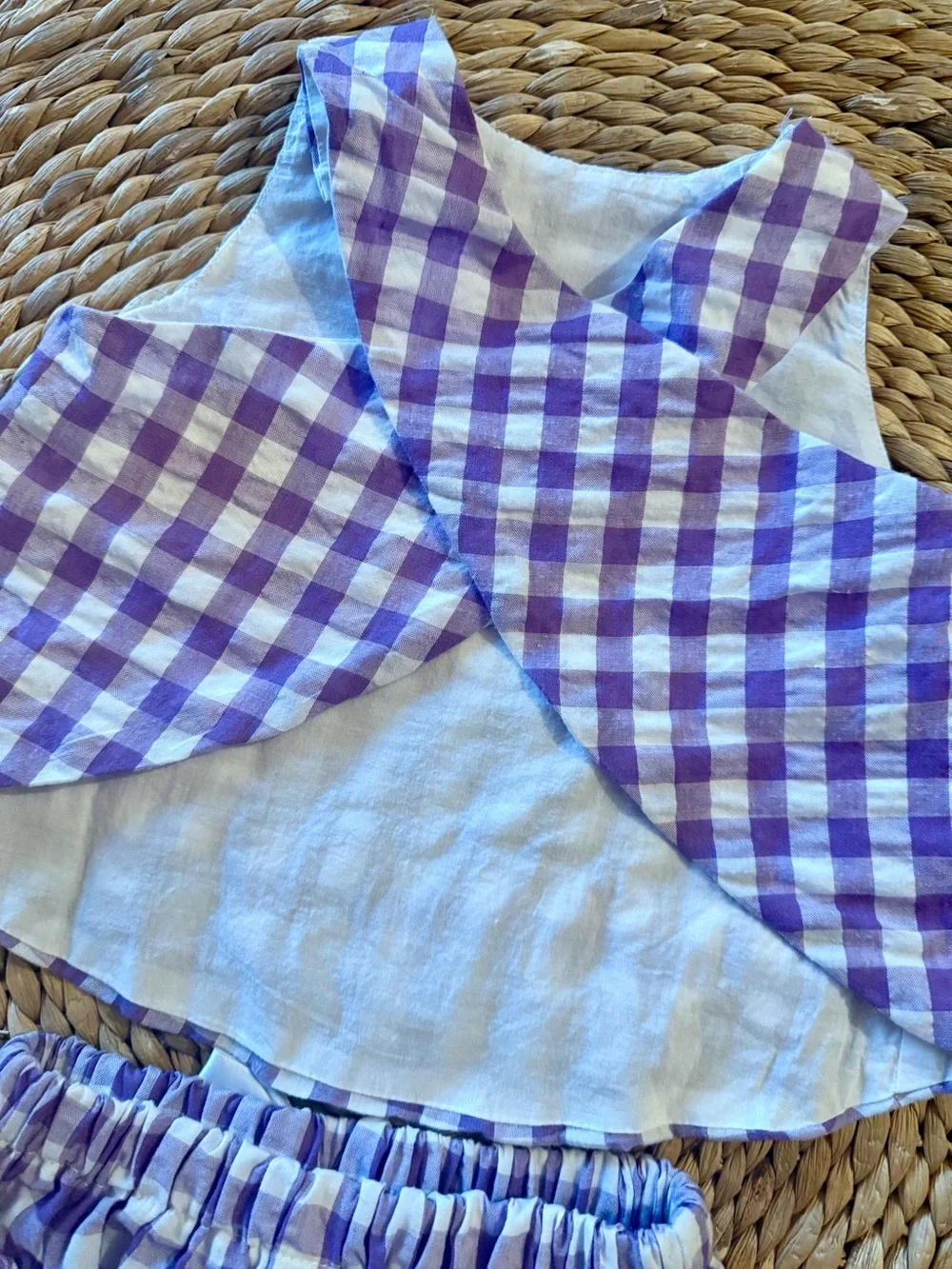 Lil Cactus Gingham Set Sz 18-24 Months